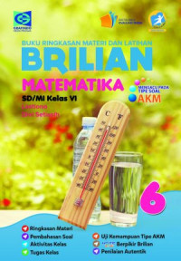 Image of Brilian Matematika 6 untuk SD/MI Kelas VI